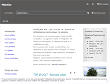 Tablet Screenshot of catalogue.bm-meyzieu.fr